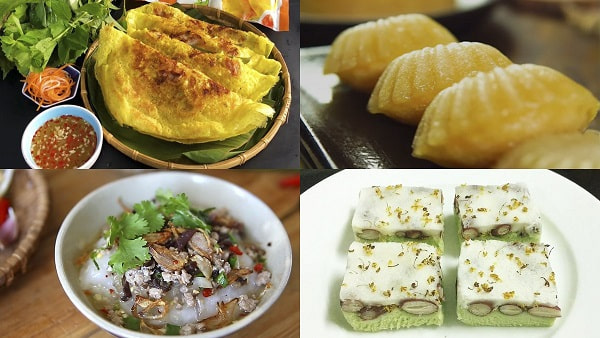 bột gạo làm bánh gì