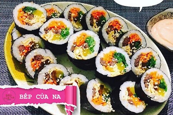 Các loại nhân kimbap