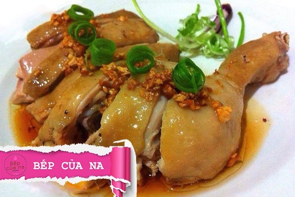 cách làm gà hấp xì dầu