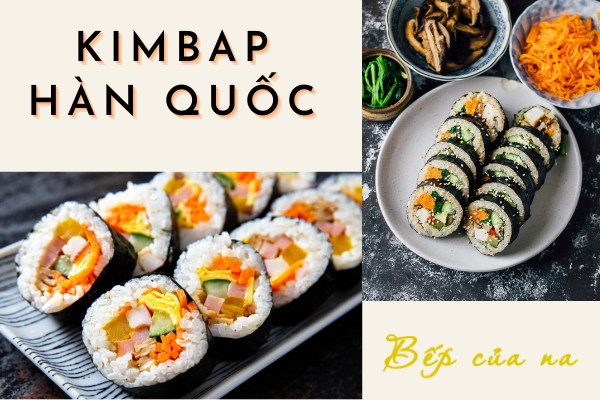 Cuộn kimbap đẹp