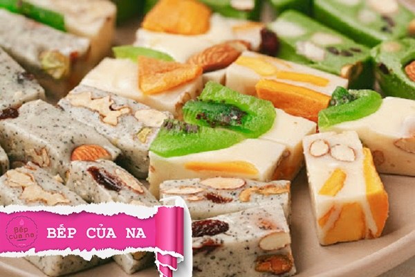 Cách làm kẹo Nougat không ngọt