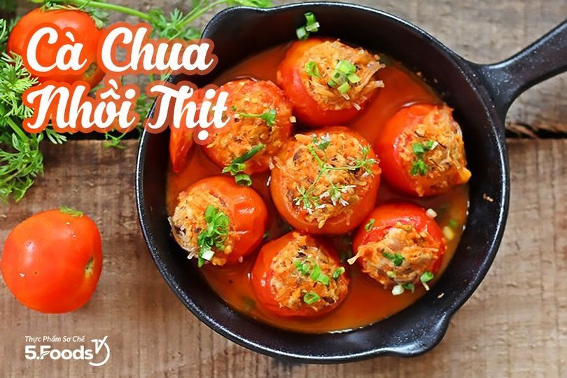 🍅CÀ CHUA NHỒI THỊT - MÓN LẠ ĐÃI CẢ NHÀ🍅