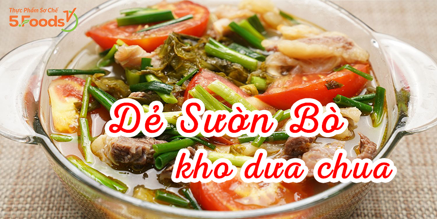 DẺ SƯỜN KHO DƯA ĐẬM ĐÀ, HAO CƠM!